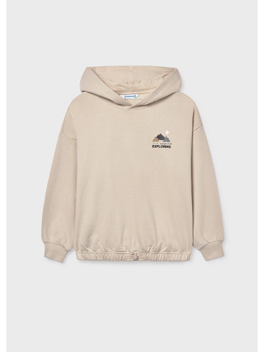 Суитшърт с качулка в бежов цвят Mayoral