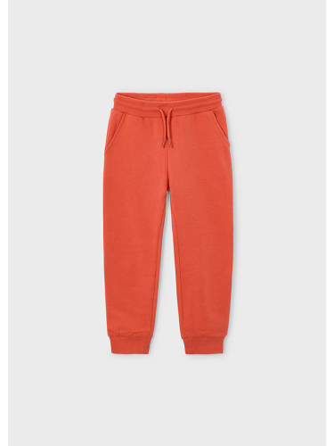 Детски трикотажен панталон в оранжев цвят Mayoral