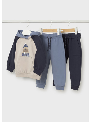 Бебешки анцуг от три части в син цвят Mayoral