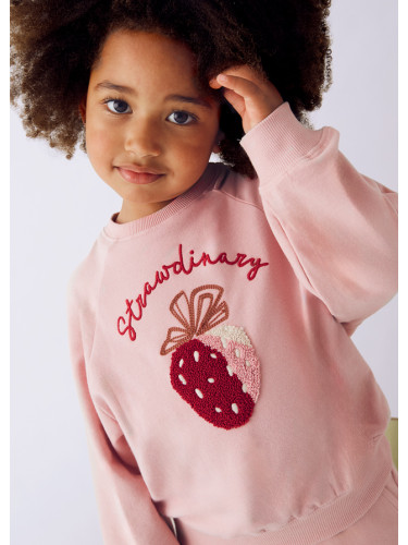 Комплект от 2 части в розов цвят с щампа на ягодка Mayoral