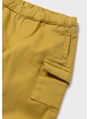 Бебешки карго панталон в цвят горчица Mayoral
