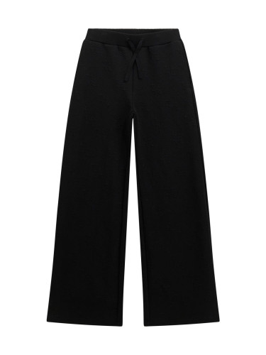 Дълъг панталон в черен цвят с щампа Guess