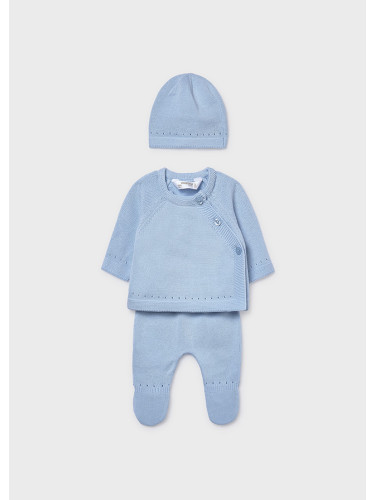 Бебешки комплект от фино плетиво в светлосин цвят Mayoral