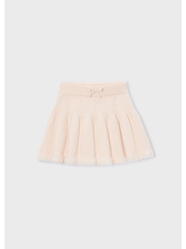 Детска вълнена пола на харбали в цвят екрю Mayoral