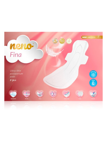 NENO Fina дамски превръзки за след раждане размер L Ultra-thin 8 бр.
