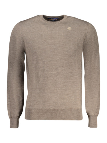 K-WAY MEN'S BROWN SWEATER