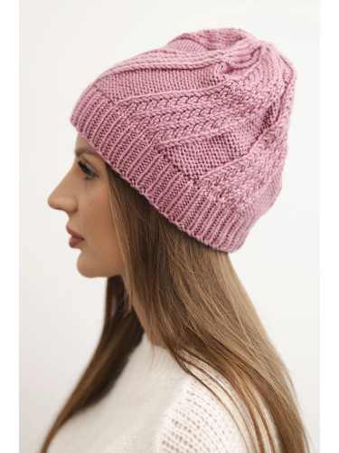 Kesi Women's winter wool cap K441 dark pink