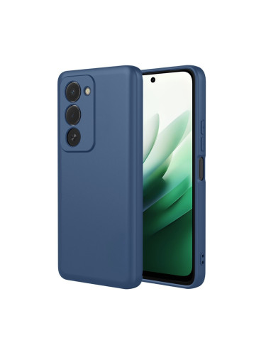 Силиконов кейс iPaky матиран, За Xiaomi Redmi 15, Тъмносин