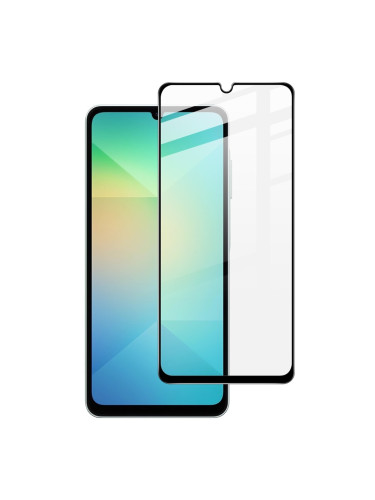 Стъклен протектор за дисплей OG 5D Slim с цяло лепило, За Samsung Galaxy A07, Черен