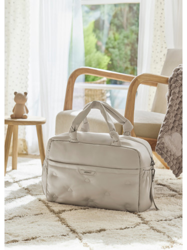 Кожена чанта за количка в бежов цвят Mayoral