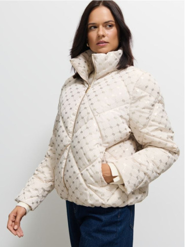 Mohito - Пухено яке - кремaво