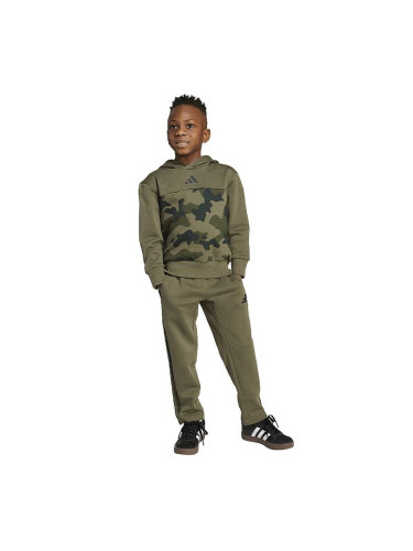 ДЕТСКИ СПОРТЕН ЕКИП ЗА МОМЧЕ ADIDAS JW2476 CAMO FL SET МАСЛИНЕНО ЗЕЛЕН