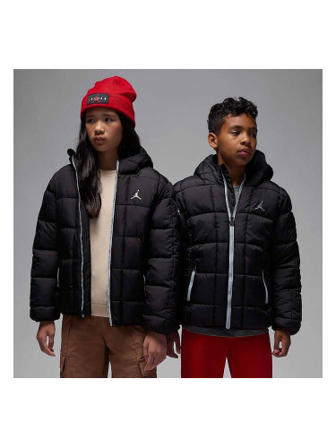 ДЕТСКО ЯКЕ ЗА МОМЧЕ NIKE 95F009-023 JORDAN ESSENTIAL MDWT PUFFER ЧЕРНО