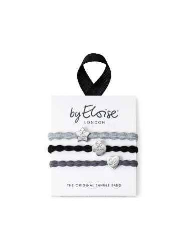 By Eloise London Set Stylish Silver Ластик за коса за жени 1 бр