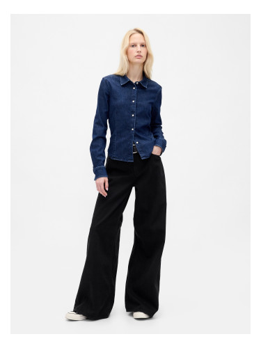 Дамски широки дънки GAP UltraSoft