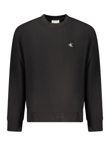 CALVIN KLEIN MEN'S BLACK ZIP-UP SWEATSHIRT