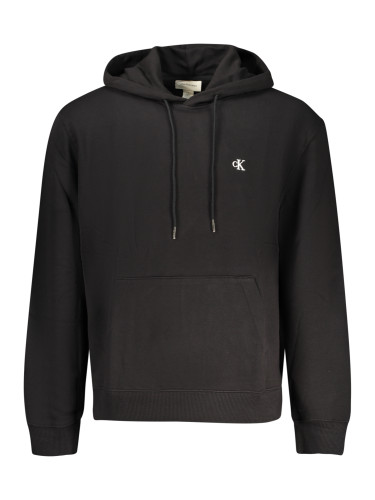 CALVIN KLEIN MEN'S BLACK ZIP-UP SWEATSHIRT