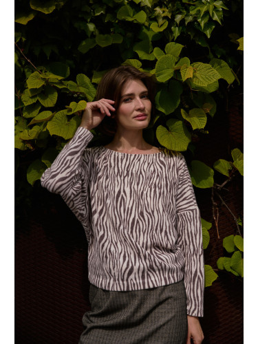 Marisse WOMEN'S SWEATSHIRT Z-BL-4803 OFF WHITE