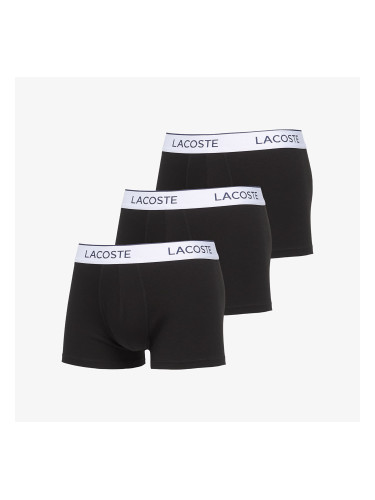 LACOSTE Trunks Underwear 3-Pack Black L