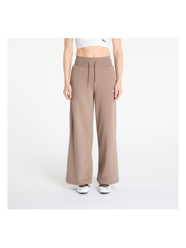 Потници Puma Wardrobe Essentials Relaxed Wide Leg Sweatpants Totally Taupe L