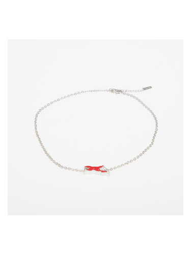 Огърлица Billionaire Boys Club Icecream Running Dog Chain Necklace Silver/ Red OS