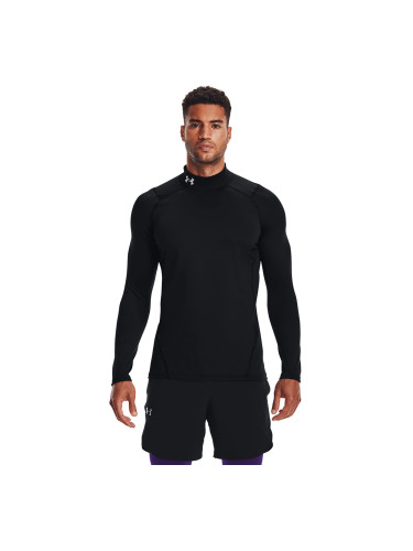 Тениска Under Armour Cg Armour Fitted Mock Black/ White L