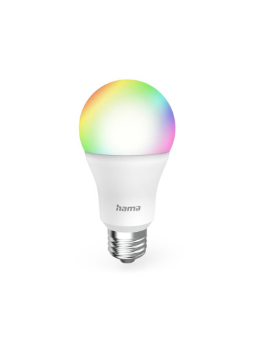 HAMA Димираща смарт крушка RGBW WiFi-LED, E27, 9W, Matter, 176640