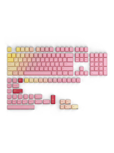 Капачки за механична клавиатура Glorious GPBT Keycaps - Pink Grapefrui