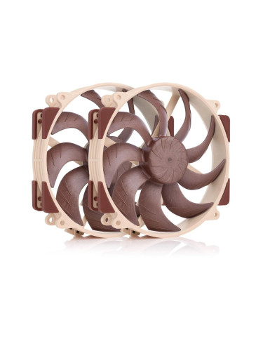 Комплект вентилатори Noctua NF-A14x25r G2 PWM Sx2-PP, 2 x Fan 140mm