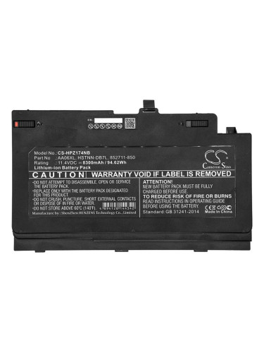 Батерия за лаптоп HP ZBook 17 G4 AA06XL LiIon 11,4V 8300mAh CAMERON 