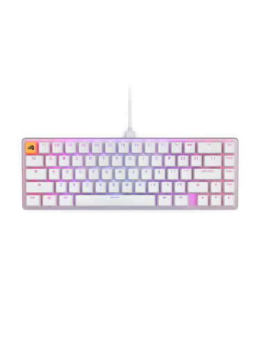 Геймърска механична клавиатура Glorious GMMK 2 White Compact- Fox Swit