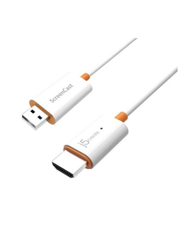 Адаптер j5create JVAW56, ScreenCast, HDMI, 2.4 GHz, 5 GHz, full HD