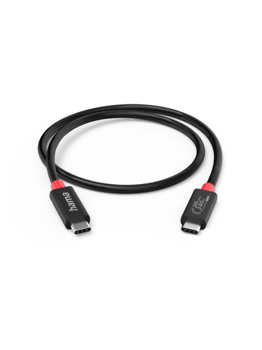 HAMA Кабел USB-C, E-Marker, USB4 Gen2, 20 Gbit/s, 5 A, 240 W, 200788