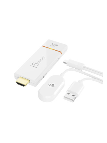 ScreenCast адаптер j5create JVAW76, 4K, Wireless, 2.4 GHz, 5 GHz