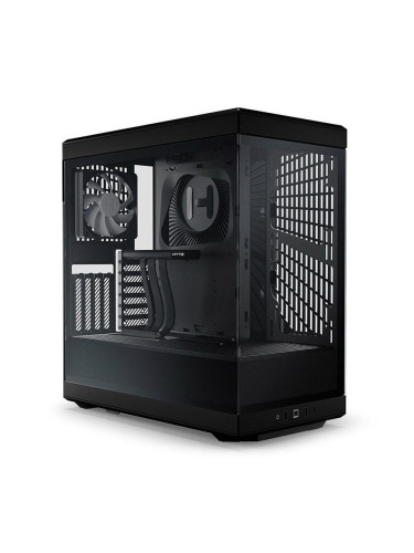Кутия HYTE Y40 Tempered Glass, Mid-Tower, Черна, Стъклени панели