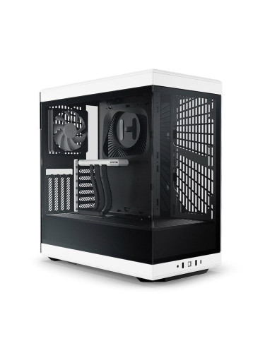 Кутия HYTE Y40 Tempered Glass, Mid-Tower, Бяло и Черно