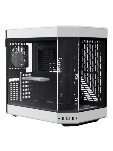 Кутия HYTE Y60 Tempered Glass, Mid-Tower, Бяло и Черно