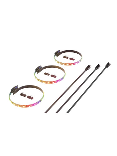 Комплект 3 бр. ARGB LED Ленти HYTE LS10 - 330 mm