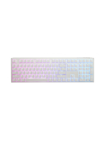 Геймърскa механична клавиатура Ducky One 3 Pure White Full Size Hotswa