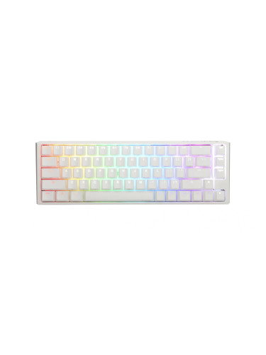 Геймърскa механична клавиатура Ducky One 3 Pure White SF 65%, Hotswap 