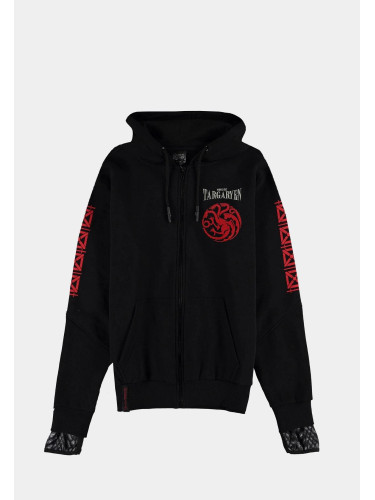 Суичър DIFUZED GOT - House Of The Dragon - Men's Hero Item Zipper, L