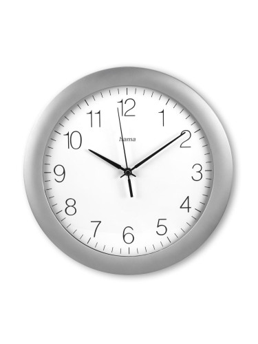 Стенен часовник "Tenerife" DCF, Ø 30 см, сребрист