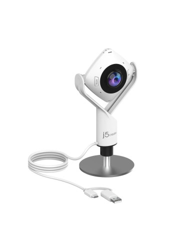 Уеб камера j5create JVCU360 All Around UltraHD,1080p, микрофон, USB, 3
