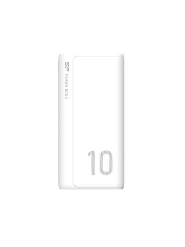 Външна батерия Silicon Power GP15 10000 mAh, Бяла