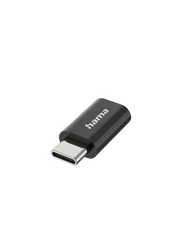 HAMA Адаптер, Micro-USB - USB-C, USB 2.0, OTG, 480 Mbit/s