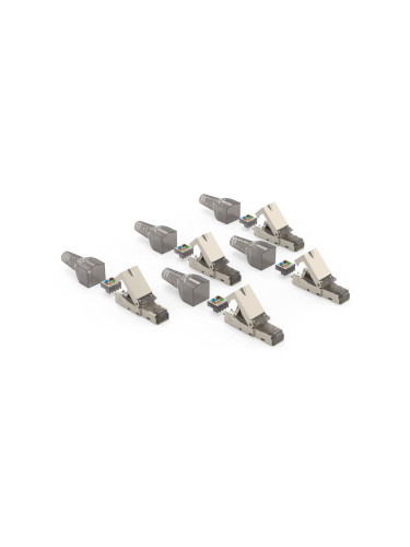 HAMA Комплект мрежови конектори, CAT 6a, 10 Gbit/s, екраниран, инстали