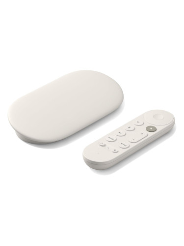 Мултимедиен плеър Google TV Streamer 4K, 32GB, с дистанционно