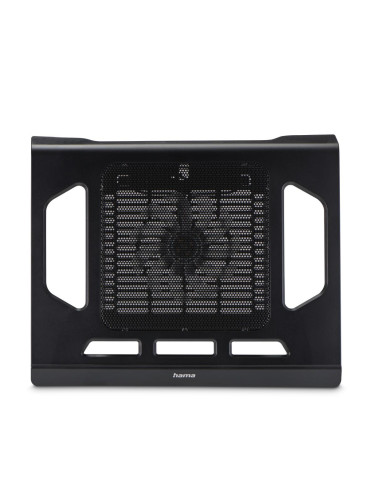 Hama охлаждаща поставка за лаптоп Black Edition с вентилатор, USB