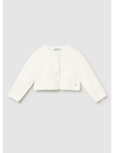 Бебешко болеро с косъм в цвят екрю Mayoral