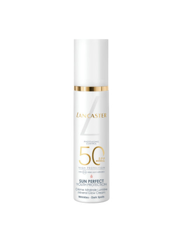 LANCASTER Sun Perfect Mineral Glow Cream SPF50 Слънцезащитен продукт дамски 50ml